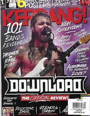 £8.64 • Buy Kerrang Magazine Biffy  Smash Saturday 101 Bands Reviewed Blood Youth Posters