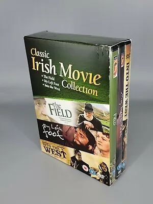 Classic Irish Movie Collection The Field/My Left Foot/Into The West REGION 2 PAL • $26.24