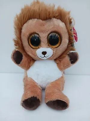 KEEL TOYS Animotsu  Plush Soft RORY LION Big Eye Beanie ANIMAL Wild Cat  Kids  • £3.50