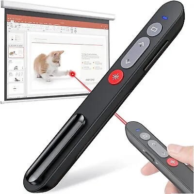£11.55 • Buy Laser Pointer For Cats Dogs, 2.4GHz Wireless Presentation Clicker For PowerPoint