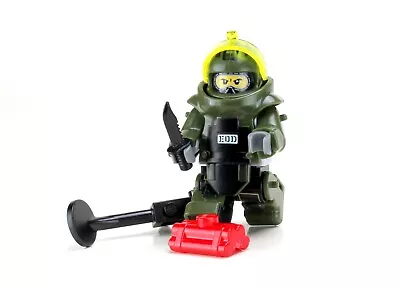 SWAT Bomb Squad EOD Explosive Specialist Made With Custom Real LEGO® Minifigure • $20.22