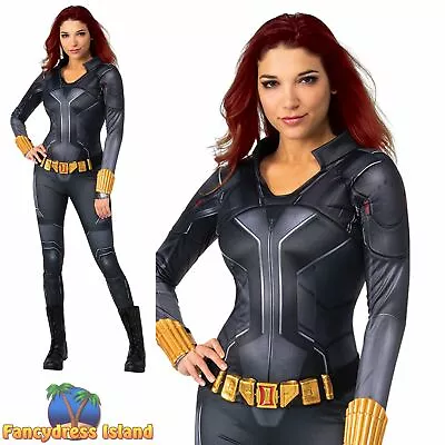 £27.79 • Buy Rubies Official Marvel Black Widow Movie, Women's Deluxe Fancy Dress Costume
