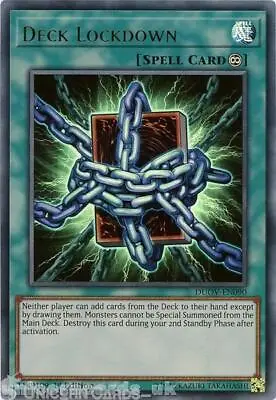 DUOV-EN090 Deck Lockdown Ultra Rare 1st Edition Mint YuGiOh Card • £2.09