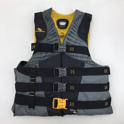 Stearns Life Jacket Yellow Antimicrobial Nylon Youth Vest (50-90 Lbs) • $24.89