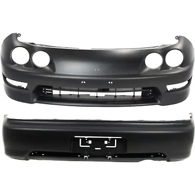 Front & Rear Bumper Cover Set For 1998-2001 Acura Integra Primed Plastic 2-Pcs • $460.65