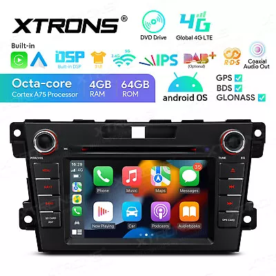 7  Android 13 Car DVD Player Stereo GPS Radio 64GB 8-Core For Mazda CX-7 2007-12 • $299.99