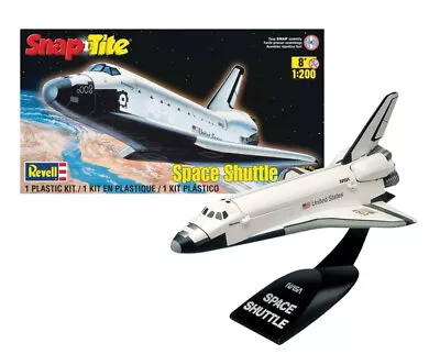 Revell Snaptite Space Shuttle 1:200 Scale Model Kit #85-1188 New In Box • $19.88