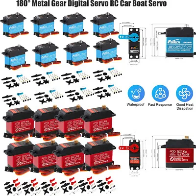 Full Metal Gear Waterproof Steering Digital Servo High Torque For RC Car Boat US • £120.99