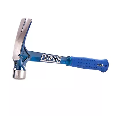 Estwing 19oz BLUE Ultra Smooth Face Carpenters Framing Rip Claw Hammer - E6-19S • $118.99