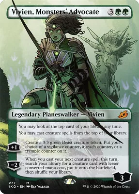 MTG Vivien Monsters' Advocate Borderless  - Ikoria: Lair Of Behemoths • $4.95