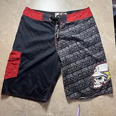 Rockstar Energy Drink Metal Mulisha Board Shorts Mens 32 • $16.50