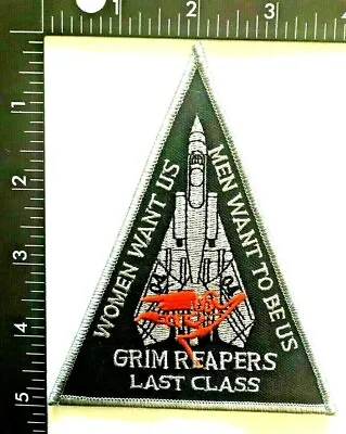 Us Navy Strike Fighter Sq Vf-101 Grim Reapers F-14 Last Class Patch (usn-2)  • $7.49