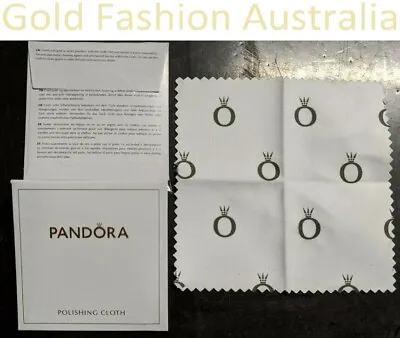 $7.99 • Buy Pandora Silver Polish Polishing Cloth X 2 