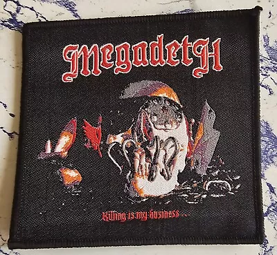 Megadeth Killing Is My Business Woven Patch  • $17