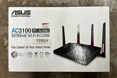 ASUS AC3100 1000 Mbps 8 Port 2167 Mbps Wireless Router (RTAC88U) • $99.99