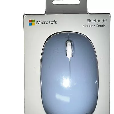 Microsoft -Wireless Bluetooth Optical Ambidextrous Mouse - Pastel Blue RJN-00013 • $11