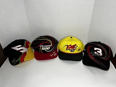 Lot Of 4 Vintage 90s NASCAR Dale Earnhardt NASCAR Racing Snapback Hats Labonte • $29