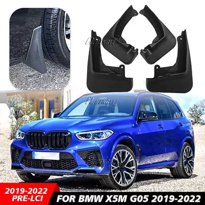 For BMW X5 M-Sport G05 2019-2023 Mud Flaps Splash Guard Mudguard Fender Black 4X • $42.74