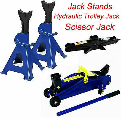 Low Profile Floor Jack Stand OR Car Truck Lift Hydraulic Trolley OR Scissor Jack • $60.57