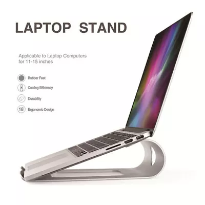 Portable Laptop Stand Aluminum Alloy NoteBooks Holder Stand For IPad Macbook Air • $31.34