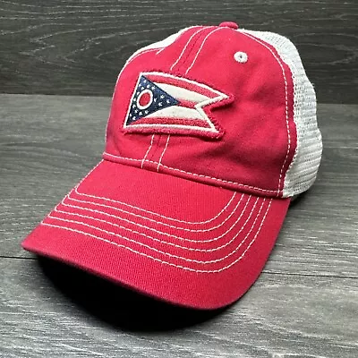 Good River 1803 Ohio OH State Flag Outdoors Mesh Ball Cap Hat Adjustable • $14.95