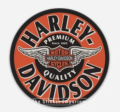 $5.95 • Buy Vintage Style Harley Davidson Motorcycle  Sticker Helmet Car Bike Decal