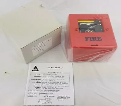 CQR FIREBRAND FP2 MANUAL CALL POINT-CONVENTIONAL WITH 2 X KEYS + Datasheet • £9.79