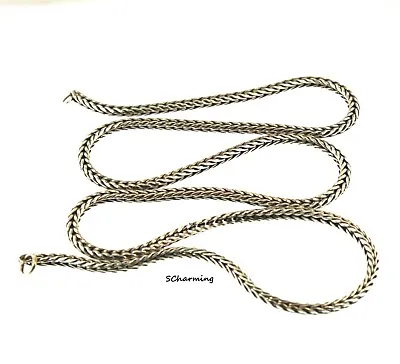 $127 • Buy Authentic Trollbeads Silver 15.0  (14.0  Actual) Chain Necklace 13240 