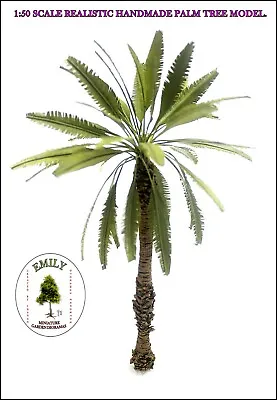Miniature Palm Tree Model 1/50 Scale Approx 20 Cm Height. Emily Emg-015 • $10