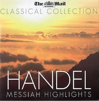 HANDEL – MESSIAH: HIGHLIGHTS / RLPO / SIR MALCOLM SARGENT - PROMO CD / 75 Mins • £1.60