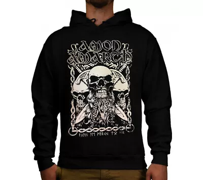 AMON AMARTH HOODIES BLACK MEN's SIZES • $27.99