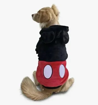 Disney Dog Costume With Hood Hoodie Large - MICKEY MOUSE Halloween NWT • $19.90