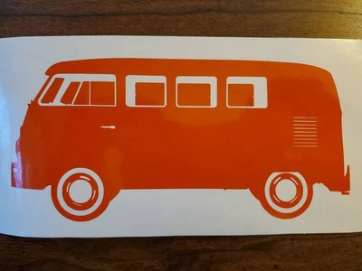 $9.99 • Buy Volkswagen VW Type 2 Bus Transporter Silhouette Vinyl Sticker