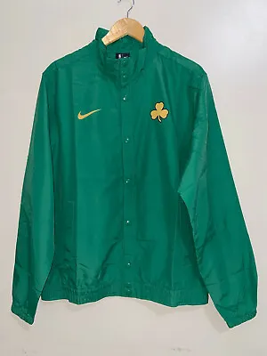 Nike NBA Boston Celtics City Lightweight DNA Snap Jacket CD3038-312 Mens L NEW • $75