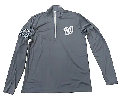 Washington Nationals College Series Old Dominion University 1/4 Zip Pullover  LG • $6.25