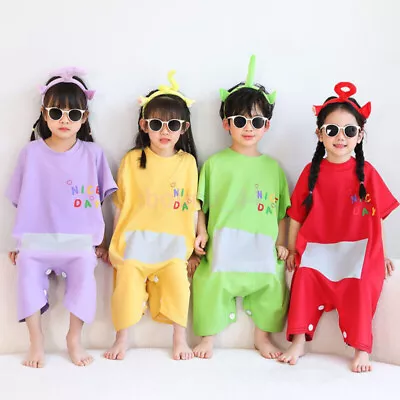 AU 2023 Teletubbies Cosplay Costume Kids Pajamas Sleepwear Outfit Bookweek Suit • $15.66