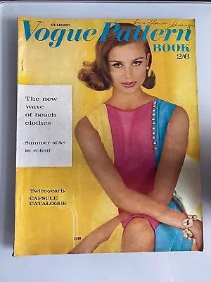 VOGUE PATTERN BOOK 1961 June July FREE Gift Wrap FAST Dispatch • $24.87