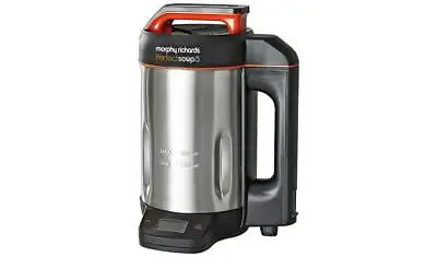 £201.14 • Buy Morphy Richards 501025 Perfect Soup Maker Down With A Bowl Of Fresh Metallic NEW
