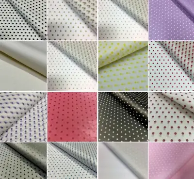 Polka Dot Printed Tissue Paper 16 Colours Hampers Wrapping  500mm X 750mm • £47.02