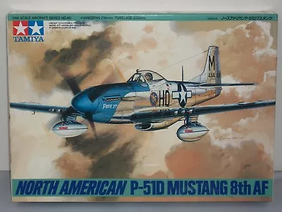 Tamiya 1/48 Scale North American P-51D Mustang 8th AF • $20