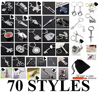 Car Bike Diy Keyring Keychain Gift For Him Her Birthday Christmas Present Uk • £3.99