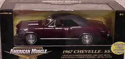 1967 Chevelle SS396 Maderia Maroon 1:18 Ertl American Muscle 33498 • $129.95