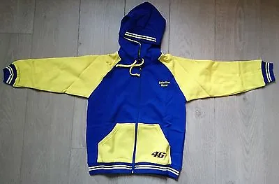 Valentino Rossi Childrens Size Zip Up Style Hoodie In Yellow And Blue. Daring MS • £30.16