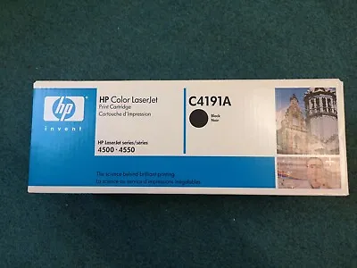 £10 • Buy HP Colour Laserjet Print Cartridge Series 4500 / 4550 C4191A Black