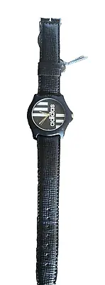 Adidas Vintage Watch Sports Black White Made In France Needs New Battery NOS • $25