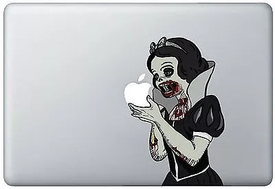 Zombie Snow White Holding Apple MacBook Pro / Air 15 Inch Vinyl Decal Sticker • $10.59