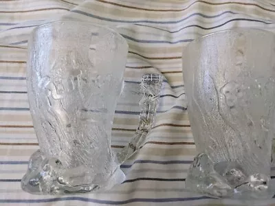 McDonald's Flinstones  Glass Mugs Lot Of 2 From 1993 • $9.99