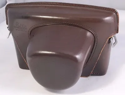 Leica Camera Case Genuine Leather Brown - Vintage R Series R3 Or R4 • $47.99