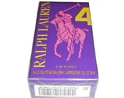 Ralph Lauren The Big Pony Collection No. 4 Purple Woman EdT 30ml NEW In Film Original Packaging • £38