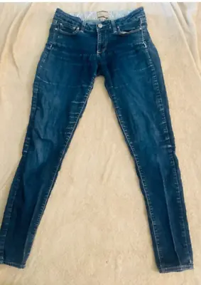 Paige Jeans 27 Womens Xs Blue Pants Skyline Peg Jeans Stretch Back Pockets Trous • $4